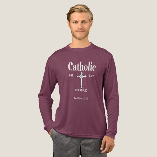 One Holy Catholic Apostolic Church トライブレンドＴシャツ (正面全体)