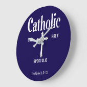 One Holy Catholic Apostolic Church ラージ壁時計 (傾斜)