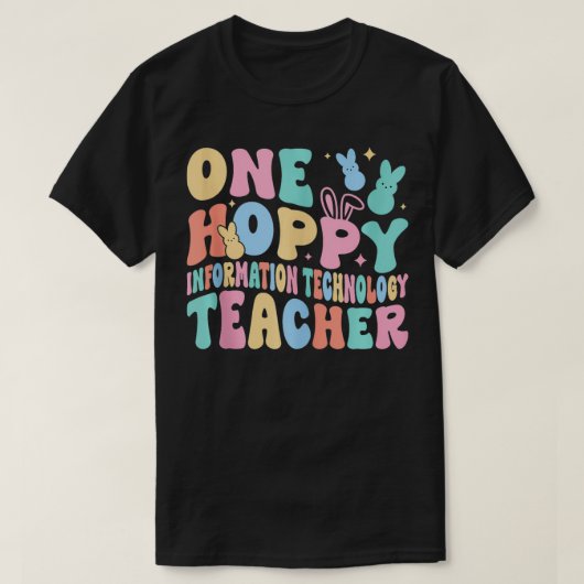 One Hoppy Information Technology先生Tutor Bun Tシャツ (デザイン正面)