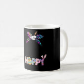 One Hoppy Lunch Laddy Messy Bun コーヒーマグカップ (正面右)