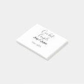 One hot couple add name since 20XX year date ポストイット (アングル)