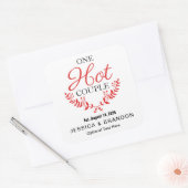 One Hot Couple Square Label HS036sqn スクエアシール (封筒)