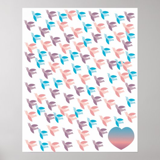 One Hundred Birds Poster ポスター (正面)