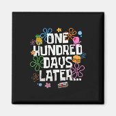 One Hundred Days Later 100 Days Of School Student  マグネット (正面)