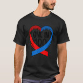 One In 100 CHD Warrior Congenital Heart Disease Tシャツ (正面)