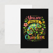One in a Chameleon サンキューカード (正面/裏面)