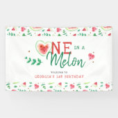 One In A Melon | スイカのバースデーウェルカム 横断幕 (横)