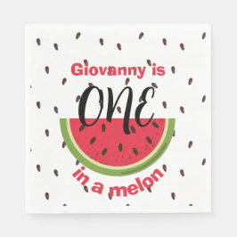 One in a Melon 1st Birthday Party スタンダードランチョンナプキン