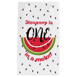One in a Melon 1st Birthday Party スモールペーパーバッグ