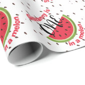 One in a Melon 1st Birthday Party ラッピングペーパー (ロールコーナー)
