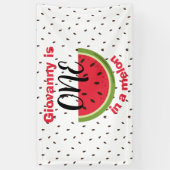 One in a Melon 1st Birthday Party 横断幕 (縦)
