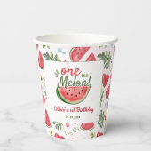 One in a Melon 1st Birthday Summer Party 紙コップ (裏面)