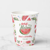 One in a Melon 1st Birthday Summer Party 紙コップ (正面)