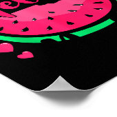 One In A Melon Dada Summer Birthday Party Matching ポスター (角)