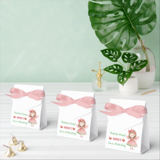 One in a Melon Favor Box | スイカの妖精の誕生日 フェイバーボックス (複数)