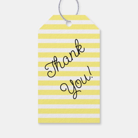 One in a Melon First 1st Birthday Party ギフトタグ (裏面)