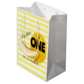 One in a Melon First 1st Birthday Party ミディアムペーパーバッグ (裏面アングル)