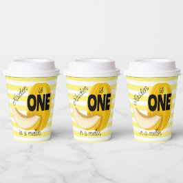 One in a Melon First 1st Birthday Party 紙コップ