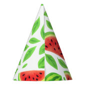 One In A Melon  First Birthday  パーティーハット (裏面)