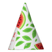 One In A Melon  First Birthday  パーティーハット (右)