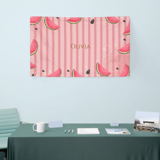 One in a Melon | First Birthday Collection 横断幕 (トレードショー)