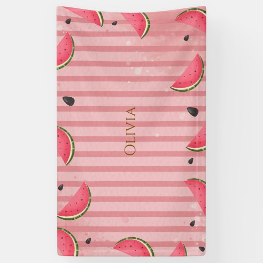 One in a Melon | First Birthday Collection 横断幕 (縦)