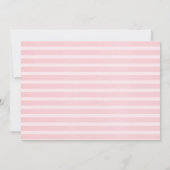 One in a Melon! First Birthday Girl With photo 招待状 (裏面)