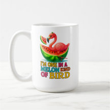 One in a Melon Flamingo - Funny Tropical Bird 