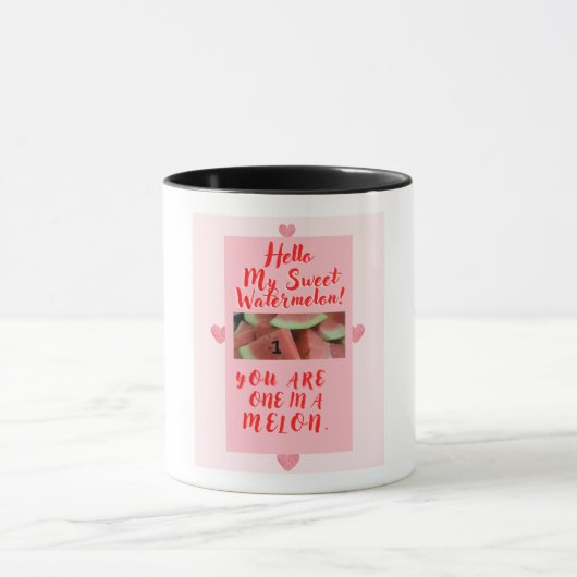 One In A Melon Gift For Lovers - Mug マグカップ (中央)