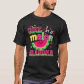 One In A Melon Grandma  Bday Matching Group Summer Tシャツ (正面)