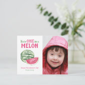 One in a Melon Kids Photo Valentine's Dayはがき シーズンポストカード (スタンド正面)