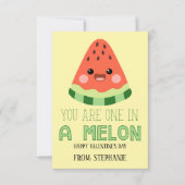 One in a Melon Kids Valentine Card ノートカード (正面)