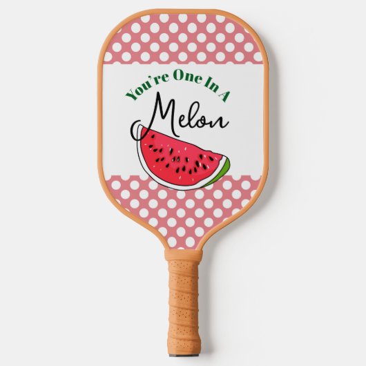 One In A Melon, Watermelon Pickleball Paddle ピックルボールラケット (正面)