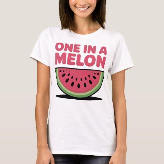 One In A Melon Watermelon Tシャツ (正面)