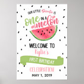 One in a Melon Welcome Sign ポスター (正面)
