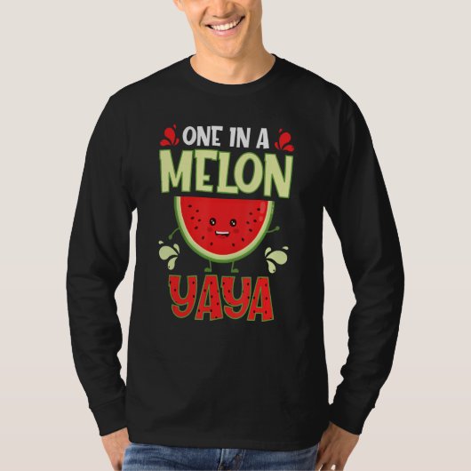 One In A Melon Yaya  Watermelon Family Matching Tシャツ (正面)