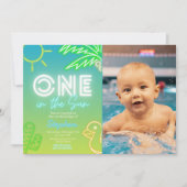 One in the Sun – プールパーティー 招待状 (正面)
