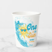 One in the Sun 🌞 1st Birthday Beach & Surf  紙コップ (裏面)