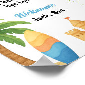 One in the Sun 1st Birthday Summer Party Milestone ポスター (角)