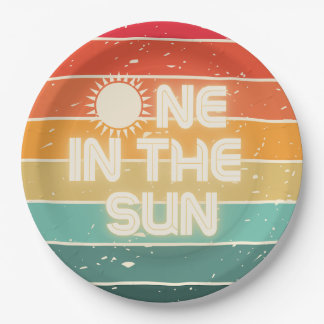 One in the Sun, Birthday Party Plate ペーパープレート