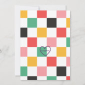 One in the Sun, Playground 1st Birthday 招待状 (裏面)