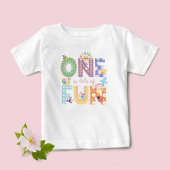 One is lots of Fun, Floral Spring 1st ベビーTシャツ