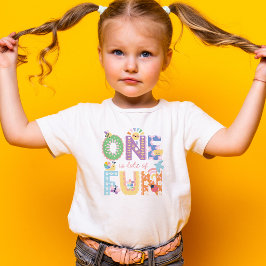 One is lots of Fun, Floral Spring 1st ベビーTシャツ