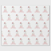 One Jolly Goose Modern December First Birthday ラッピングペーパー (フラット)