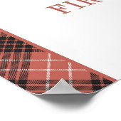 One Jolly Goose Modern First Birthday Welcome Sign ポスター (角)