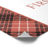 One Jolly Goose Modern First Birthday Welcome Sign ポスター (角)