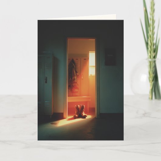 "One Last Shift, Done in Peace" Sympathy カード (正面)