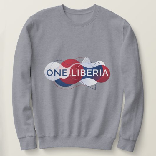 One Liberia スウェットシャツ (デザイン正面)