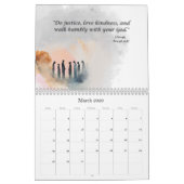 "One Light, Many Lamps: Unity in Diversity" カレンダー (3月 2026)