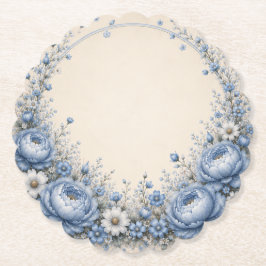 One Little Friend Floral ファーストバースデー ペーパーコースター